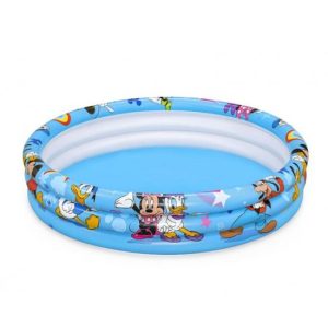 Piscina gonflabila pentru copii, rotunda, model Mickey Mouse, 122x25 cm - Piscine, Colaci si Accesorii inot - Mercaton Store