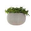 Ghiveci Rotund Mercaton pentru Flori, Material Rasina si PP, Rezistent UV, 24 x 16 cm, Cafeniu - Ghivece pentru flori - Mercaton Store