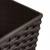 Ghiveci Decorativ Mercaton pentru Flori, Material PP, Rezistent UV, Imitatie Ratan, 22.5x23 cm, Maro - Ghivece pentru flori - Mercaton Store