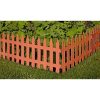 Set 7 buc, Garduri Decorative Mercaton din Plastic, Maro, Sistem Click, 3.2 m x 35 cm - Garduri de gradina - Mercaton Store