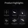 Bricheta Electrica Antivant in Cutie, Incarcare USB, Senzor Digital,, Indicator LED si Suport din Silicon Cauciucat, Antiderapant si Lipicios, 78.5x28.5x9.5 mm, Negru - Pachete Promotionale - Mercaton Store