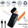 Bricheta Electrica Antivant in Cutie, Incarcare USB, Senzor Digital,, Indicator LED si Suport din Silicon Cauciucat, Antiderapant si Lipicios, 78.5x28.5x9.5 mm, Negru - Pachete Promotionale - Mercaton Store