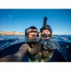 Masca snorkeling cu tub, Trizand, neagra, sistem antiaburire, suport camera, marime S/M - Jucarii si Accesorii inot - Mercaton Store