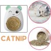 Set 3 Jucarii Mercaton pentru Pisicute, Model Pinguin, Minge Rotativa 360° din Iarba Catnip, 6 cm, Albastru - Pachete Promotionale - Mercaton Store