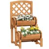 Jardiniera decorativa cu suport pentru plante cataratoare