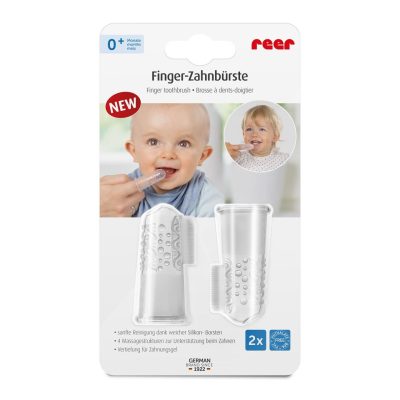 Periuta de dinti din silicon pentru folosire pe deget