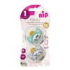 Set 2 suzete Family cu tetina din latex natural