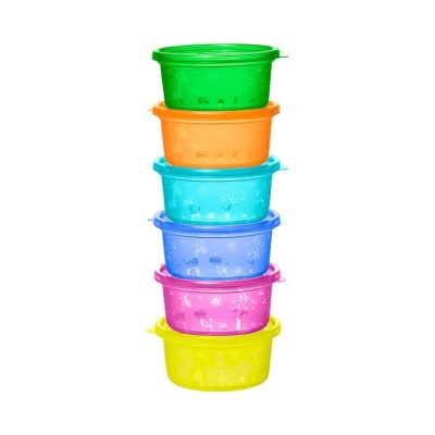 Set 6 boluri cu capac pentru alimente