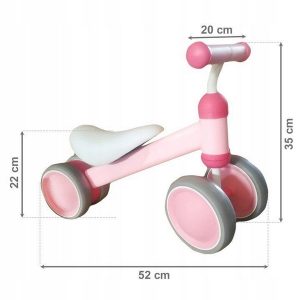 Bicicleta fara pedale Ecotoys JM-118 - Roz