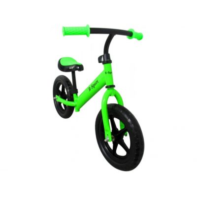 Bicicleta fara pedale cu roti din spuma EVA R-Sport R7 - Verde