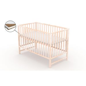 Patut fara sertar VESSANTI Clasico Natur + Saltea Cocos 8 cm