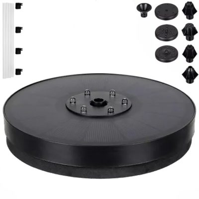 Decoratiune gradina tip fantana arteziana cu lumini LED