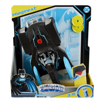 IMAGINEXT DC SUPER FRIENDS VEHICUL CU FIGURINA BAT-TECH BATMOBIL IMAGINEXT DC SUPER FRIENDS VEHICUL CU FIGURINA BAT-TECH BATMOBIL