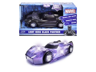 JADA MARVEL MASINUTA LIGHT BLACK PANTHER CU SUNETE SI LUMINI SCARA 1:32 JADA MARVEL MASINUTA LIGHT BLACK PANTHER CU SUNETE SI LUMINI SCARA 1:32