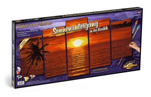 KIT PICTURA PE NUMERE SCHIPPER APUS IN CARAIBE