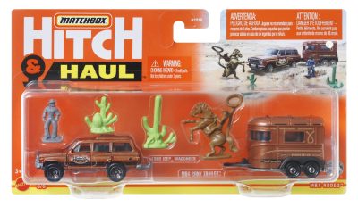 MATCHBOX HITCH&HAUL SET 2 VEHICULE MBX RODEO 1988 JEEP WAGONEER MBX PONY TRAILER SCARA 1:64 MATCHBOX HITCH&HAUL SET 2 VEHICULE MBX RODEO 1988 JEEP WAGONEER MBX PONY TRAILER SCARA 1:64