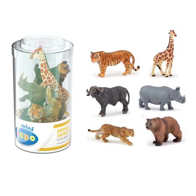 PAPO FIGURINA SET 6 MINIANIMALE SALBATICE PAPO FIGURINA SET 6 MINIANIMALE SALBATICE