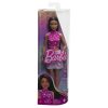 PAPUSA BARBIE FASHIONISTA BRUNETA CU TOP CU STELUTE