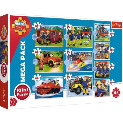 PUZZLE TREFL 10IN1 POMPIERUL SAM - SALVARILE POMPIERULUI SAM PUZZLE TREFL 10IN1 POMPIERUL SAM - SALVARILE POMPIERULUI SAM