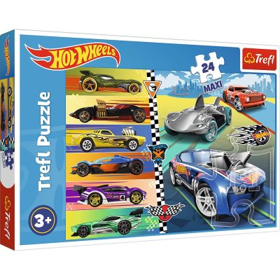 PUZZLE TREFL 24 MAXI HOT WHEELS MASINILE DEOSEBITE PUZZLE TREFL 24 MAXI HOT WHEELS MASINILE DEOSEBITE