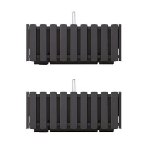 Set 2 jardiniere decorative cu suport metalic