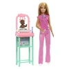 BARBIE-CARIERE-SET-MOBILIER-CU-PAPUSA-DOCTOR-PEDIATRU-BLONDA-1