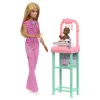 BARBIE-CARIERE-SET-MOBILIER-CU-PAPUSA-DOCTOR-PEDIATRU-BLONDA-3