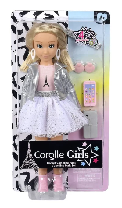 COROLLE SET SAPTAMANA MODEI LA PARIS PAPUSA VALENTINE 28CM COROLLE SET SAPTAMANA MODEI LA PARIS PAPUSA VALENTINE 28CM