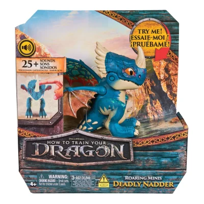 CUM SA ITI DRESEZI DRAGONUL FIGURINA DRAGON DEADLY NADDER CU SUNETE CUM SA ITI DRESEZI DRAGONUL FIGURINA DRAGON DEADLY NADDER CU SUNETE