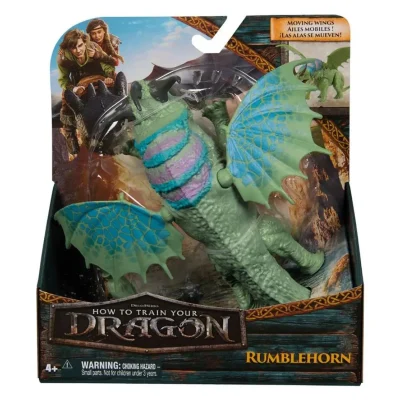 CUM SA ITI DRESEZI DRAGONUL FIGURINA RUMBLEHORN 20CM CUM SA ITI DRESEZI DRAGONUL FIGURINA RUMBLEHORN 20CM