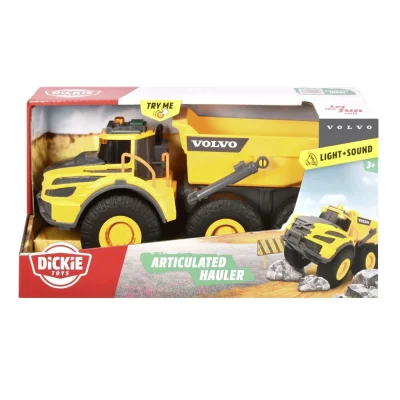 DICKIE BASCULANTA VOLVO ARTICULAT CU SUNETE SI LUMINI 23CM DICKIE BASCULANTA VOLVO ARTICULAT CU SUNETE SI LUMINI 23CM