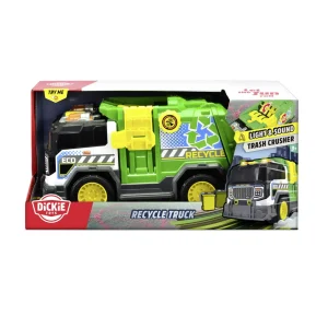 DICKIE CAMION DE RECICLARE CU LUMINI SI SUNETE 30CM
