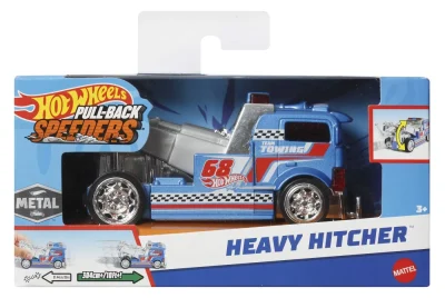 HOT WHEELS MASINUTA METALICA CU SISTEM PULL BACK HEAVY HITCHER SCARA 1:43 HOT WHEELS MASINUTA METALICA CU SISTEM PULL BACK HEAVY HITCHER SCARA 1:43