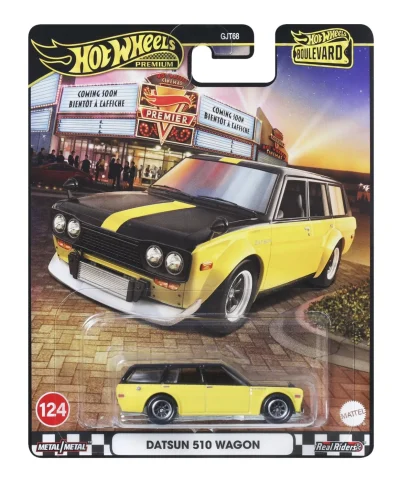 HOT WHEELS PREMIUM BOULEVARD MASINUTA METALICA DATSUN 510 WAGON SCARA 1:64
