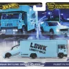 HOT WHEELS TRANSPORTATOR FLEET FLYER CU MASINUTA NISSAN SKYLINE 2000 GT-R LBWK SCARA 1:64