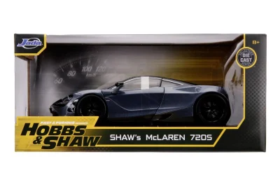 JADA FAST AND FURIOUS MASINUTA METALICA SHAW S MCLAREN 720S SCARA 1:24 JADA FAST AND FURIOUS MASINUTA METALICA SHAW S MCLAREN 720S SCARA 1:24