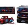 JADA MARVEL SET MASINUTA METALICA FORD PICK UP SCARA 1:32 SI FIGURINA METALICA SPIDER MAN JADA MARVEL SET MASINUTA METALICA FORD PICK UP SCARA 1:32 SI FIGURINA METALICA SPIDER MAN