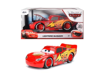 JADA MASINUTA METALICA FULGER MCQUEEN SCARA 1:24 JADA MASINUTA METALICA FULGER MCQUEEN SCARA 1:24