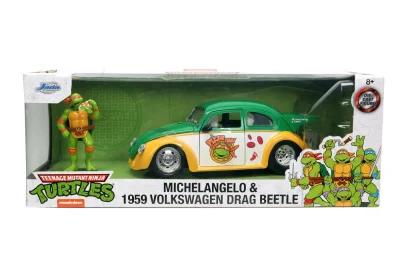 JADA MASINUTA METALICA TESTOASELE NINJA 1959 VOLKSWAGEN DRAG BEETLE 1:24 JADA MASINUTA METALICA TESTOASELE NINJA 1959 VOLKSWAGEN DRAG BEETLE 1:24