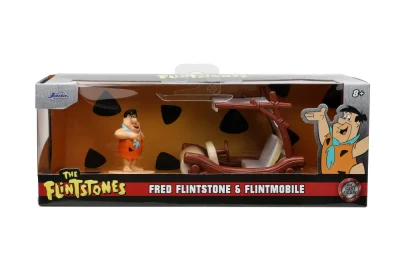 JADA SET MASINUTA METALICA FLINTMOBILUL SCARA 1:32 SI FIGURINA FRED FLINTSTONE JADA SET MASINUTA METALICA FLINTMOBILUL SCARA 1:32 SI FIGURINA FRED FLINTSTONE