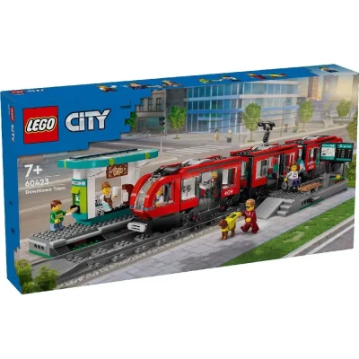 LEGO CITY TRAINS STATIE SI TRAMVAI IN CENTRUL ORASULUI 60423 LEGO CITY TRAINS STATIE SI TRAMVAI IN CENTRUL ORASULUI 60423