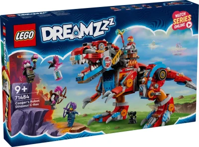 LEGO DREAMZZZ DINOZAURUL ROBOT C REX AL LUI COOPER 71484