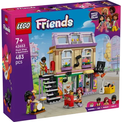 LEGO FRIENDS MAGAZIN DE MUZICA SI APARTAMENT 42653 LEGO FRIENDS MAGAZIN DE MUZICA SI APARTAMENT 42653