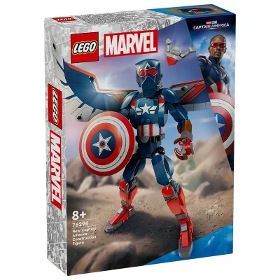 LEGO SUPER HEROES FIGURINA DE CONSTRUCTIE CAPITANUL AMERICA 76296