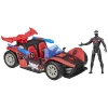 MARVEL-SPIDER-MAN-VENOM-VERSUS-LANSATOR-AUTO-SI-FIGURINA-MILES-MORALES-1