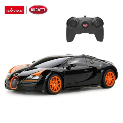 MASINA CU TELECOMANDA BUGATTI GRAND SPORT VITESSE NEGRU CU SCARA 1 LA 24 MASINA CU TELECOMANDA BUGATTI GRAND SPORT VITESSE NEGRU CU SCARA 1 LA 24