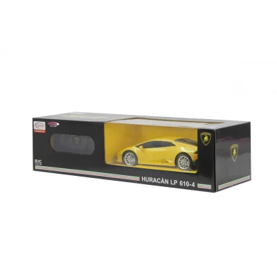 MASINA CU TELECOMANDA LAMBORGHINI HURACÁN LP610-4 GALBEN CU SCARA 1 LA 24 MASINA CU TELECOMANDA LAMBORGHINI HURACÁN LP610-4 GALBEN CU SCARA 1 LA 24