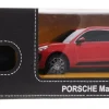 MASINA CU TELECOMANDA PORSCHE MACAN TURBO ROSU CU SCARA 1 LA 24