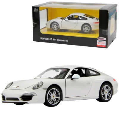 MASINUTA METALICA PORSCHE 911 ALB SCARA 1 LA 24 MASINUTA METALICA PORSCHE 911 ALB SCARA 1 LA 24