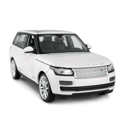 MASINUTA METALICA RANGE ROVER ALB SCARA 1 LA 24 MASINUTA METALICA RANGE ROVER ALB SCARA 1 LA 24